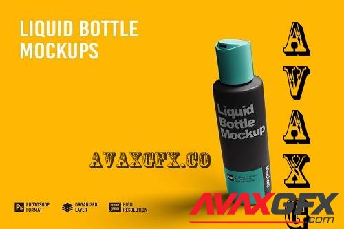 Liquid Bottle Mockup - 7241256