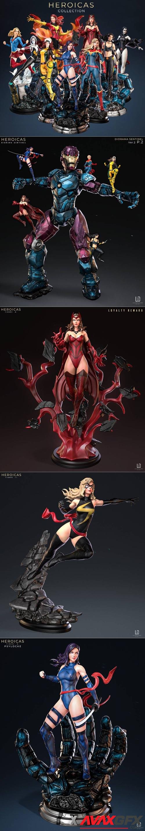 Heroicas Collection – 3D Print