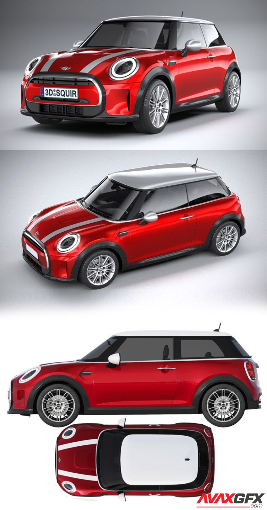 Mini Cooper 3door 2022 3D