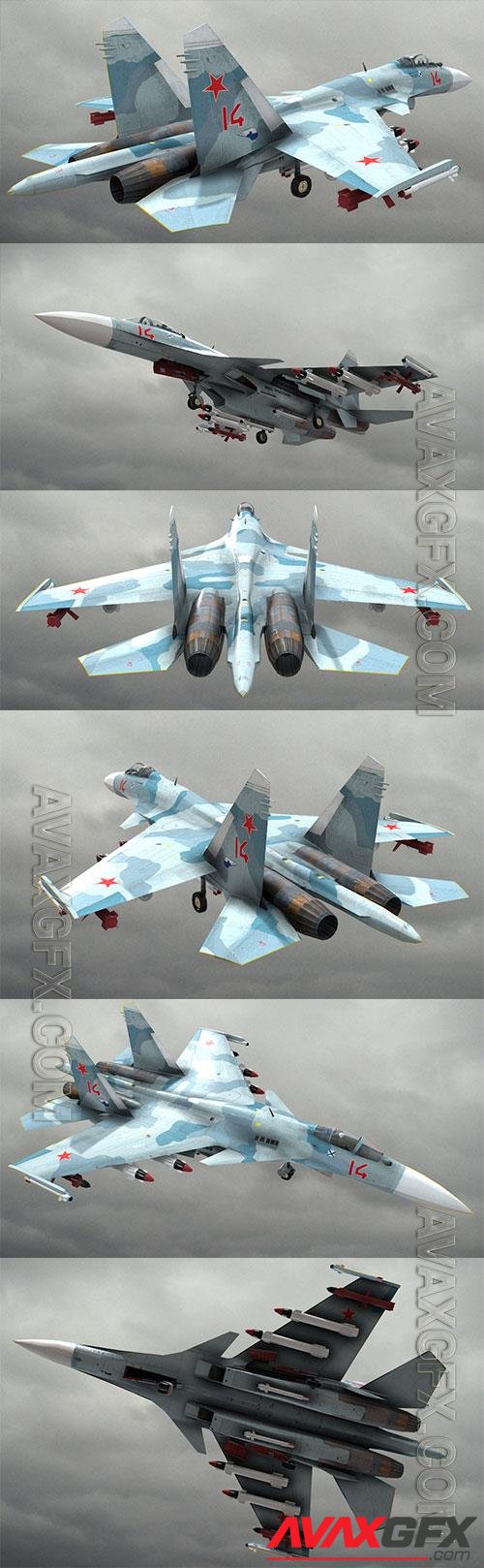 Су-33 3D Model