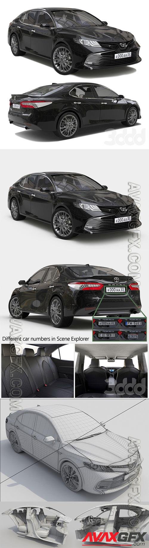 Toyota Camry 2018 3D Model