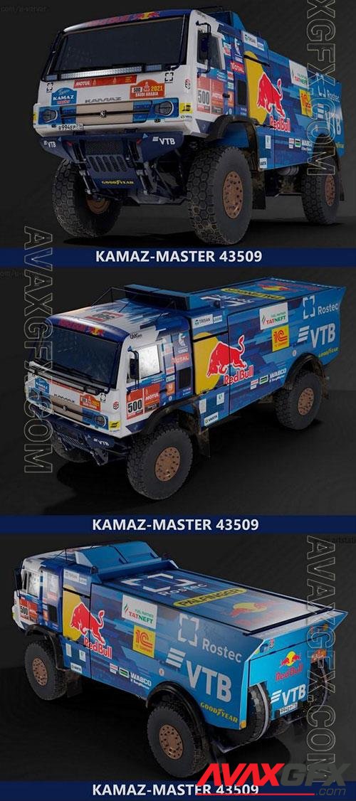 KAMAZ-MASTER 43509 3D Model