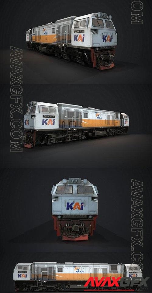 CC206 TRAIN 3D Model