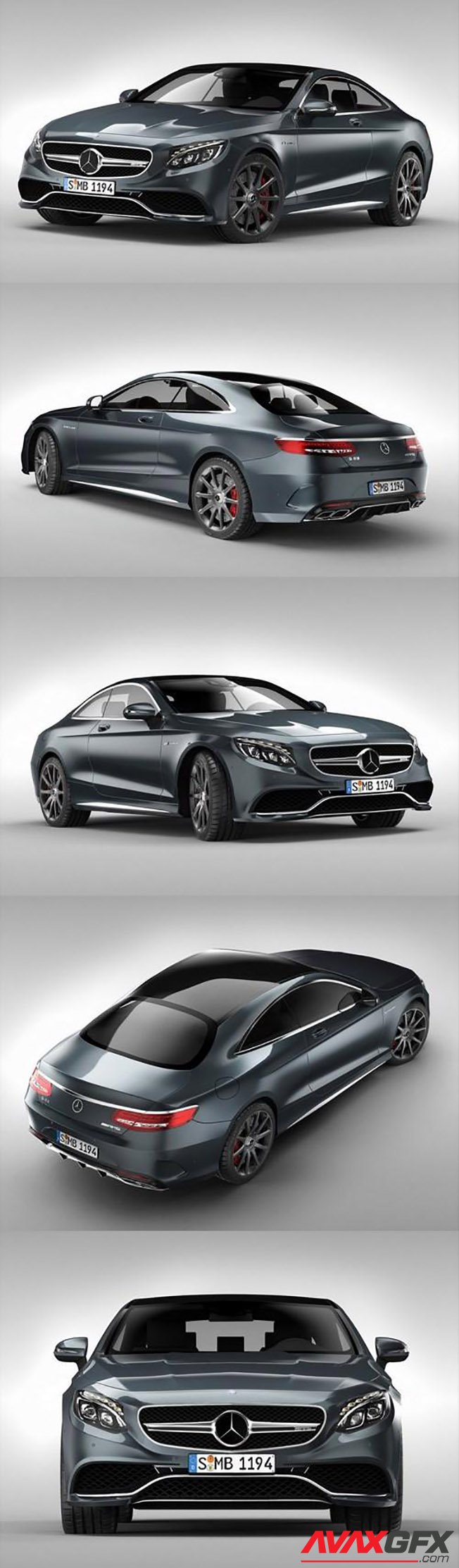 Mercedes Benz S63 AMG Coupe 2015 3D