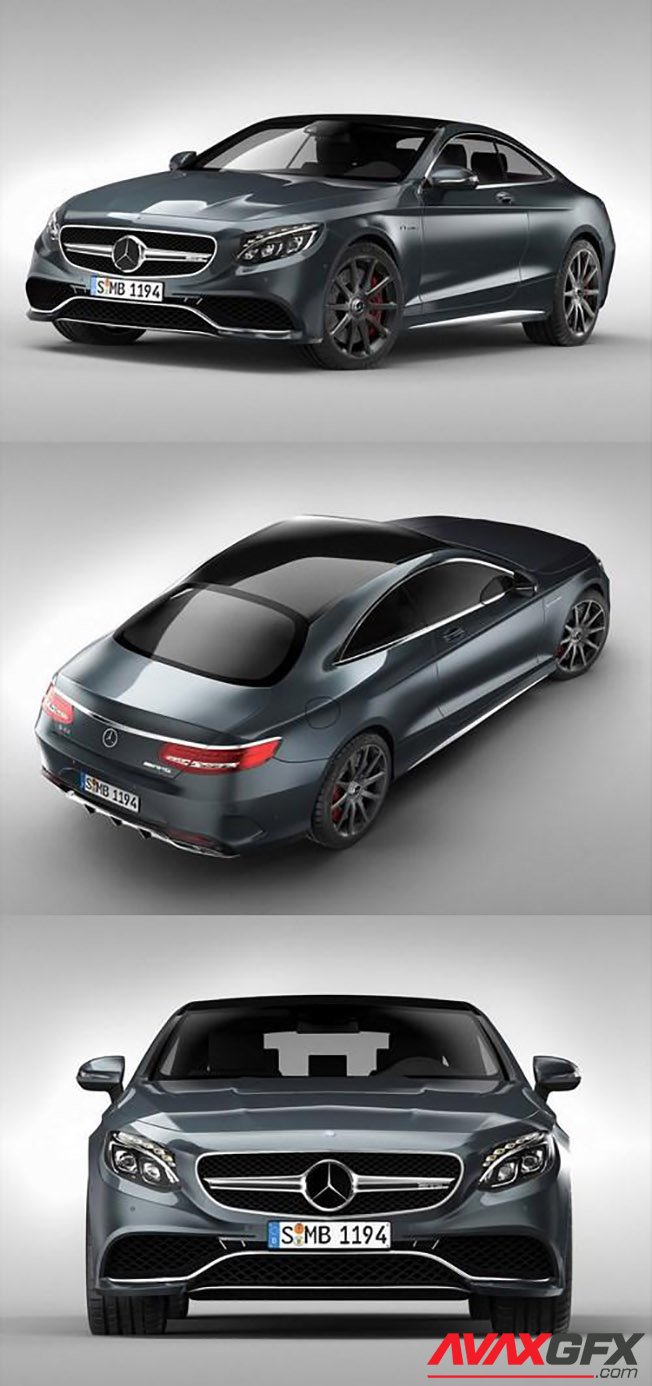 Mercedes Benz S63 AMG Coupe 2015 3D