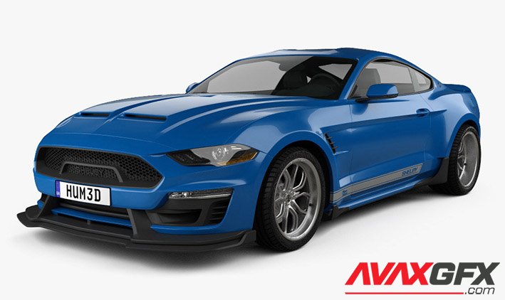 Ford Mustang Shelby Super Snake coupe 2020 3D