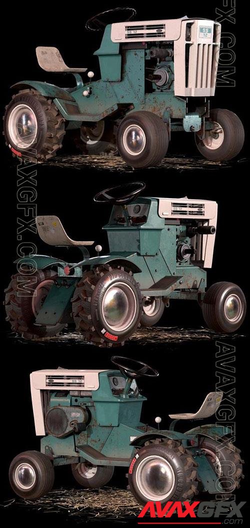 Vintage SEARS Lawn Tractor 3D Model