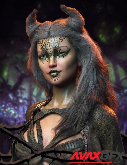 FPE Woodland Witch Geoshell Makeup for Genesis 8.1 Female