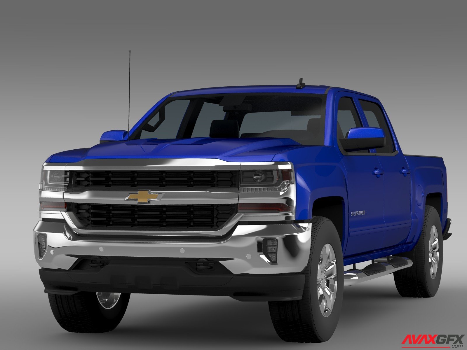 Chevrolet Silverado LT Crew Cab Short Box 2016 3D