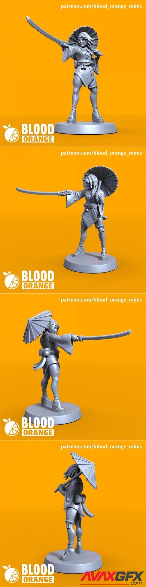 Kunoichi - Blood Orange Miniatures - Bonus Mini – 3D Print