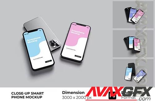 Close-up Smartphone Mockup