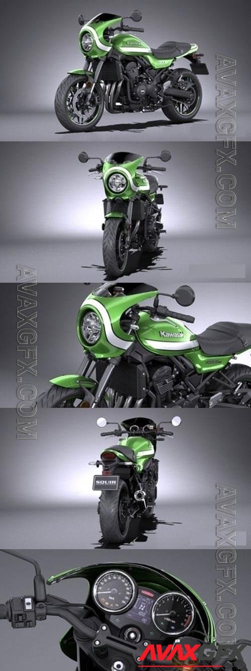 Kawasaki Z900RS 2019 3D Model