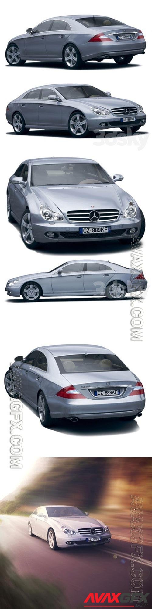 Mercedes Benz CLS500 3D Model