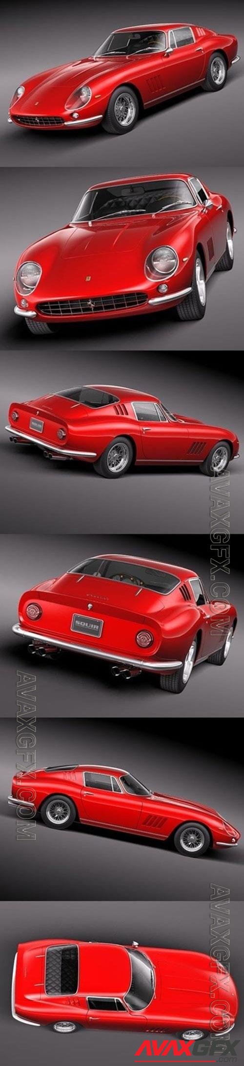 Ferrari 275 GTB 1964-1968 3D Model