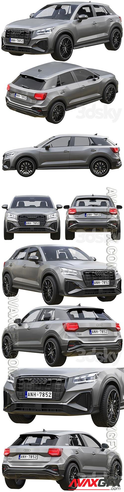 Audi Q2 2021 3D Model