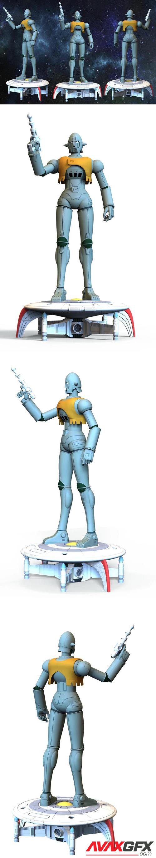GRAG from Captain Future - Capitaine Flam – 3D Print