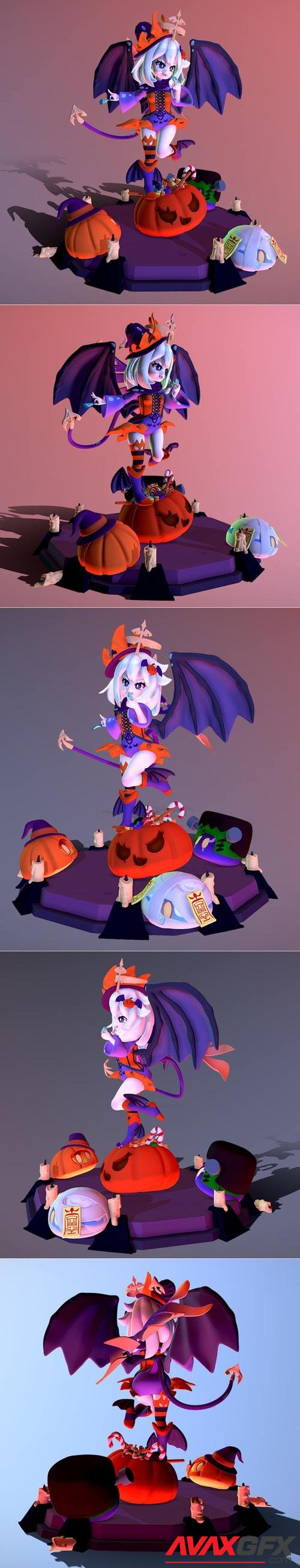 Halloween Paimon - Genshin Impact – 3D Print