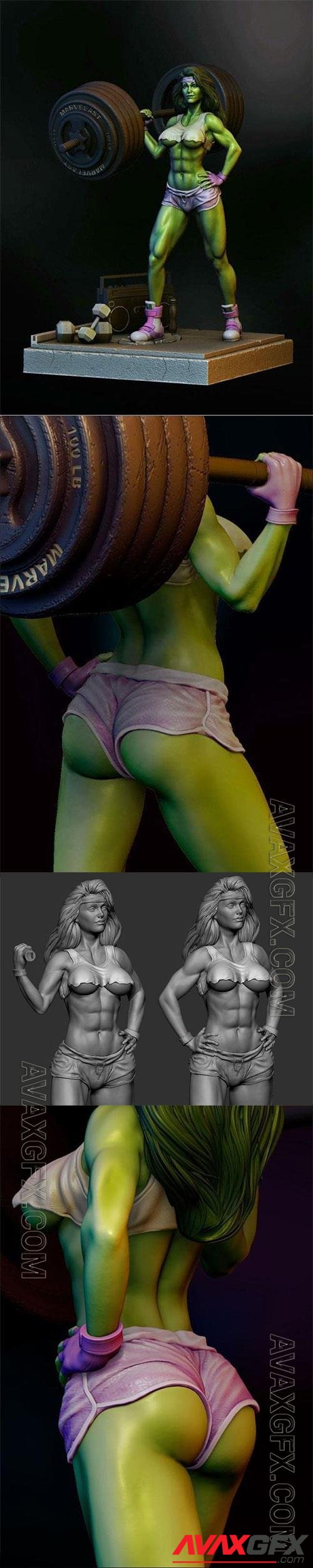She-Hulk 3D Print Model