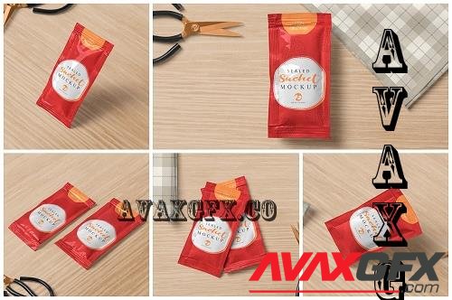 Ketchup Sachet Mockups - 7284256