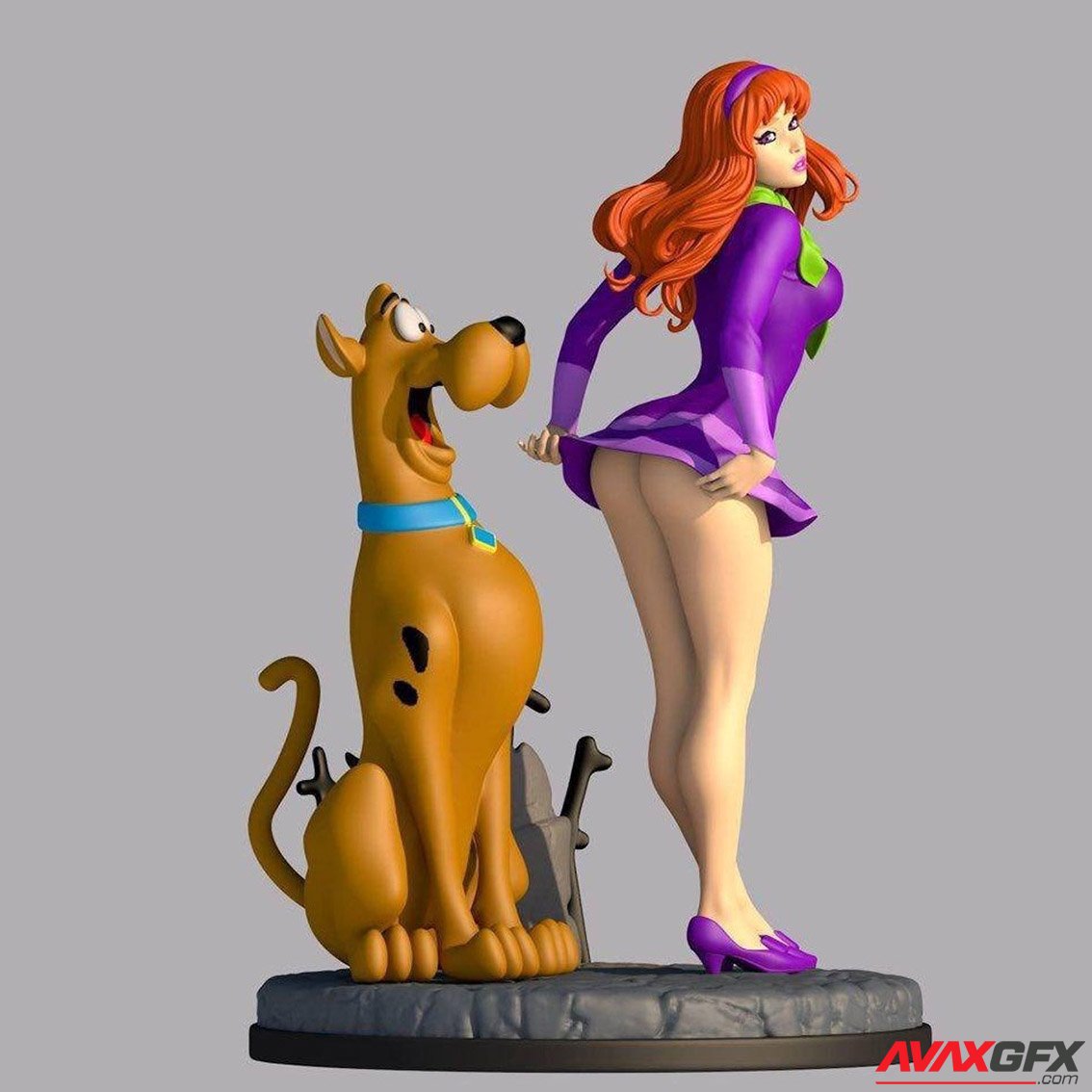 Sexy Daphne and Scooby Doo 3D Print