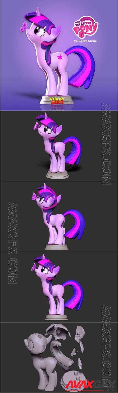 Twilight Sparkle 3D Print Model