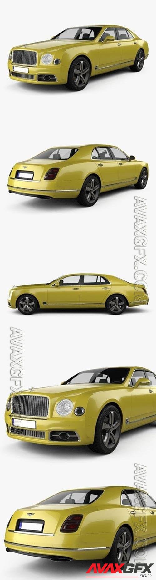 Bentley Mulsanne Speed 2017 3D Model