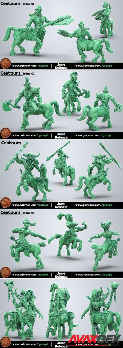 Centaur 1-5 – 3D Print