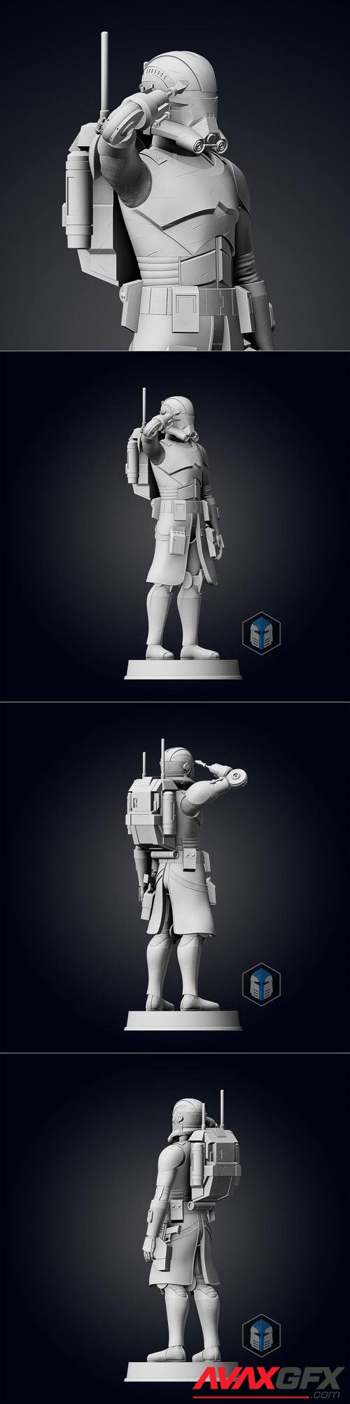 Bad Batch Echo Figurine - Pose 2 – 3D Print