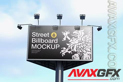 Street Billboard Mockup