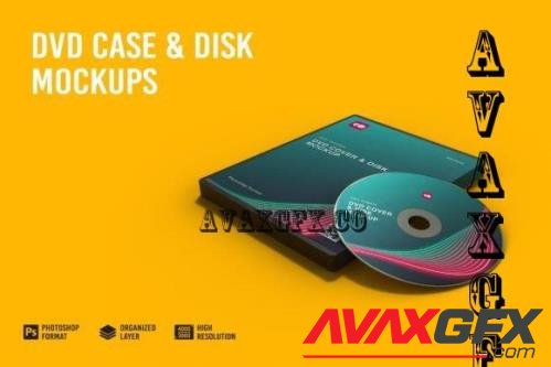 DVD Case & Disk Mockup - 7305232