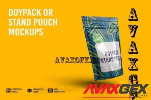 Doypack - Stand up Pouch Mockup - 7305245