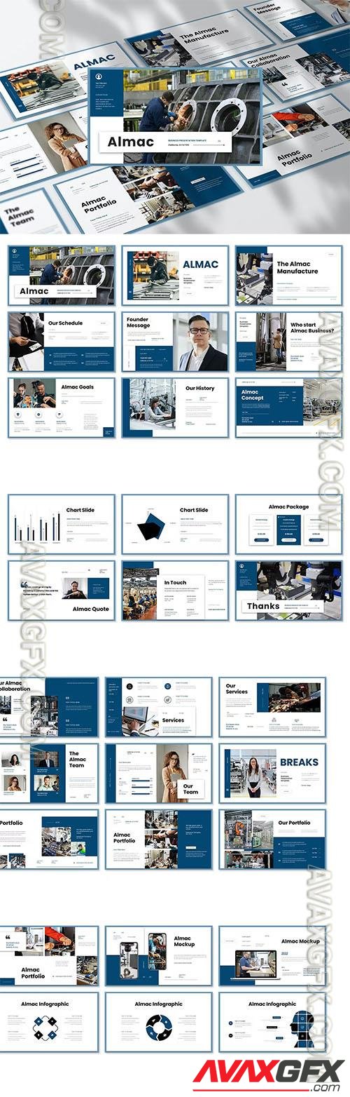 Almac - Business Presentation Powerpoint, Keynote and Google Slides Template