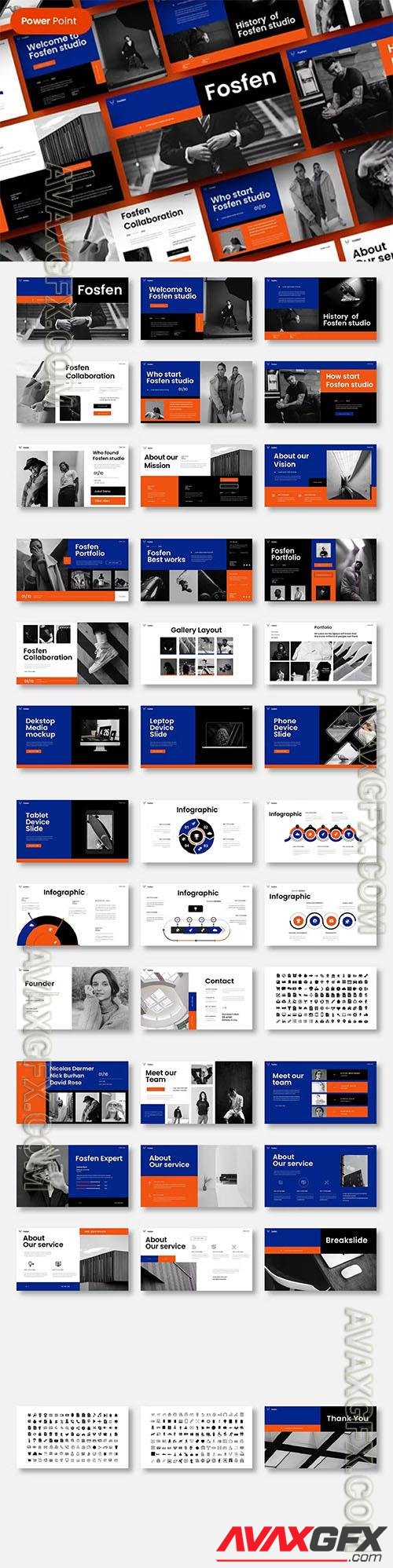 Fosfen - Business Powerpoint, Keynote and Google Slides Template