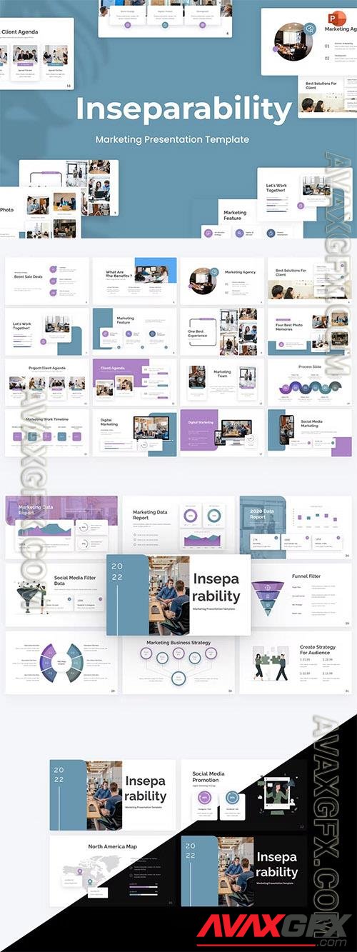 Inseparability Marketing PowerPoint Template