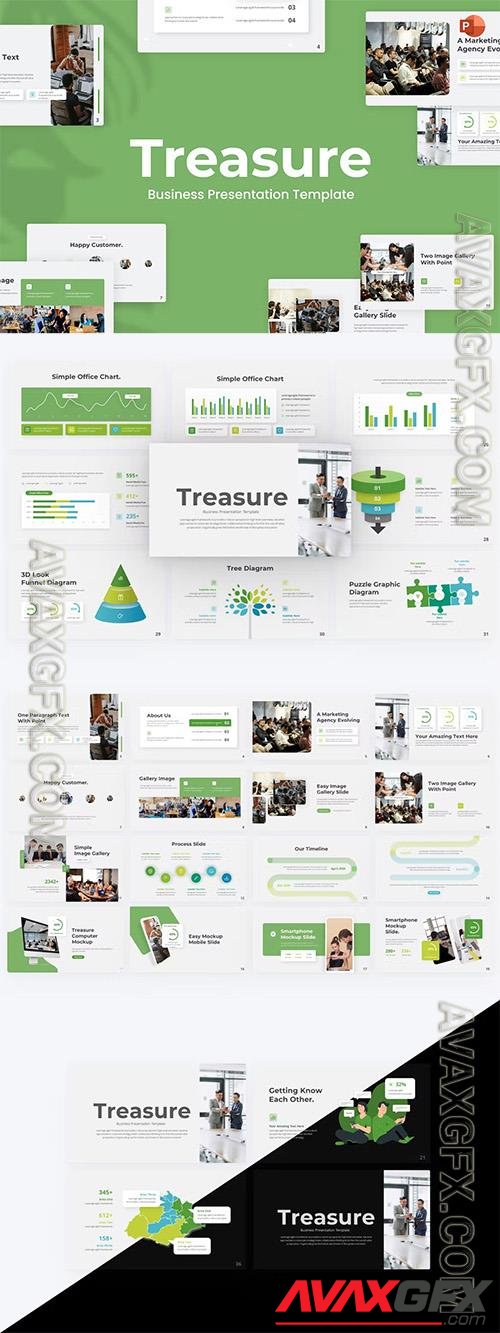 Treasure Business PowerPoint Template