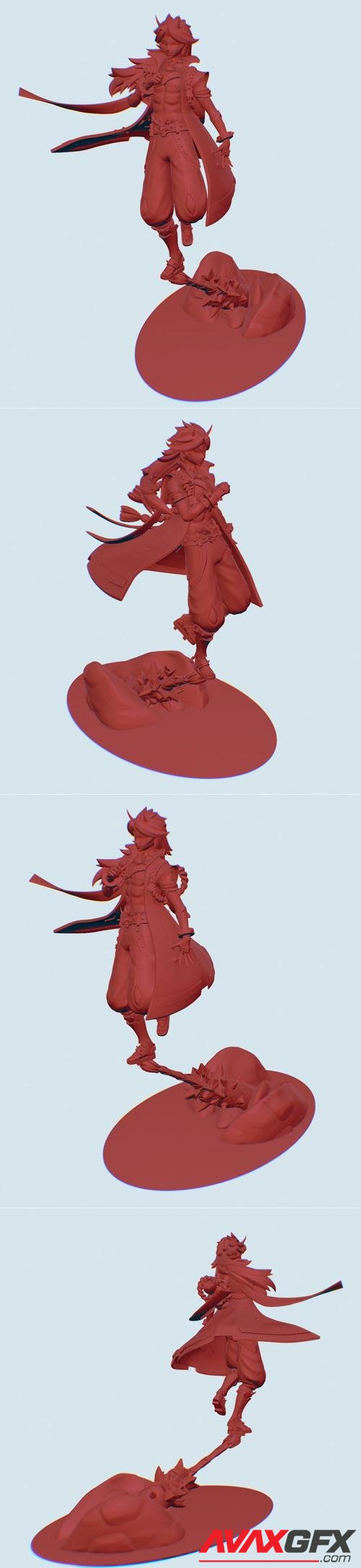 Red Oni Arataki Itto - Genshin Impact – 3D Print