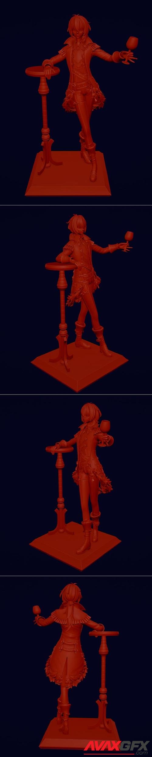 Diluc - Genshin Impact – 3D Print