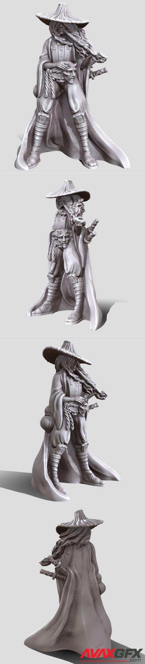 Hannya - Tabletop Miniature – 3D Print