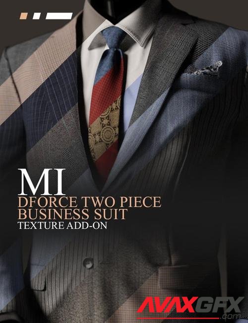 dForce MI Two-Piece Business Suit Texture Add-On