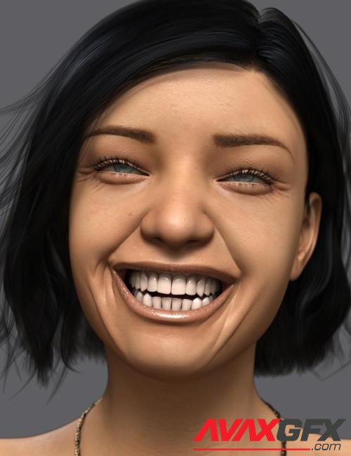 Alive HD Happy Expressions Genesis 8 and 8.1 Females