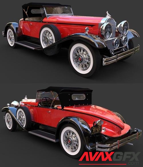 PACKARD 734 BOATTAIL SPEEDSTER for DAZ Studio