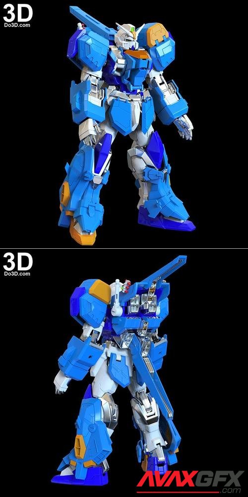 Duel Gundam Assault Shroud Full Body Armor – 3D Print