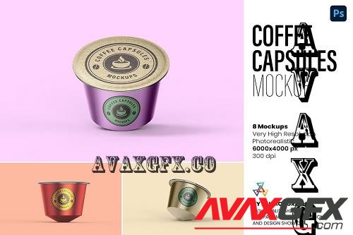 Coffee Capsules Mockups - 8 views - 7317631