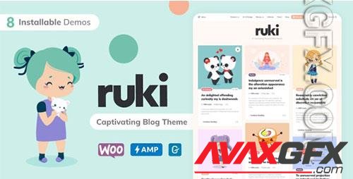 ThemeForest - Ruki v1.3.1 - A Captivating Personal Blog Theme - 27250346