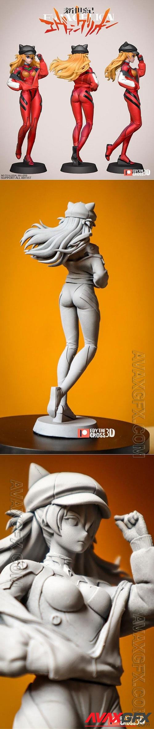 Asuka Langley - Evangelion 3D Print Model