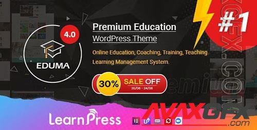 ThemeForest - Eduma v5.0.1 - Education WordPress Theme - 14058034 - NULLED