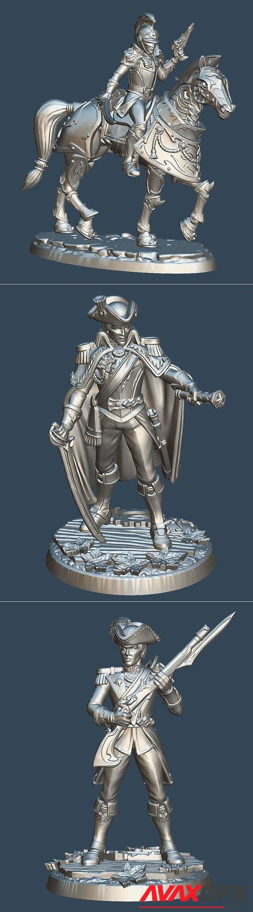 Magitek - Fusilier, Cuirassier, Captain – 3D Print