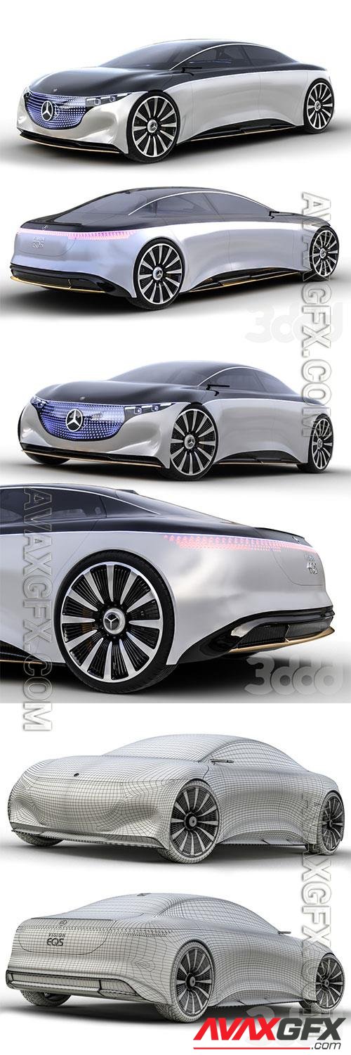 Mercedes Vision EQS 3D Model