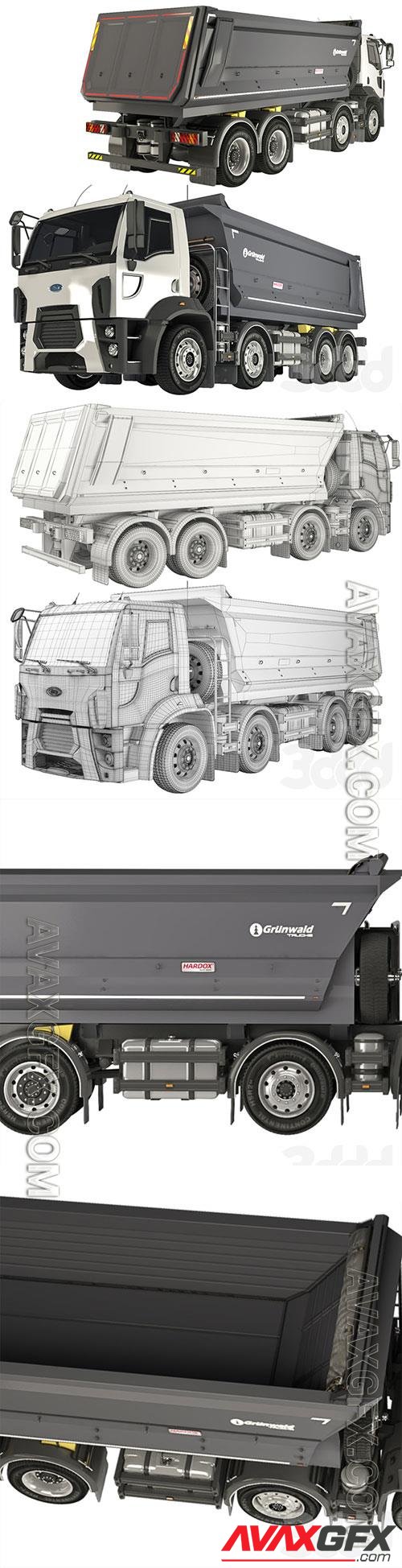 Ford Trucks 4142D DC dump truck 3D Model