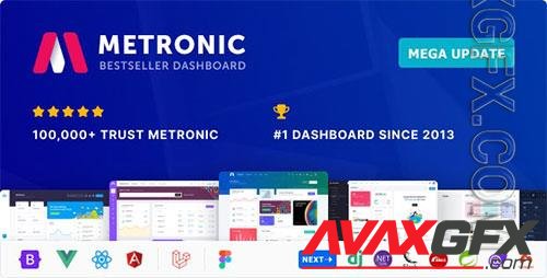 ThemeForest - Metronic v8.0.38 - Bootstrap 4/5 HTML, VueJS, React, Angular 11 & Laravel Admin Dashboard Theme - 4021469